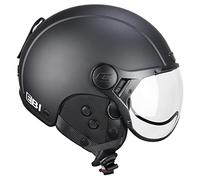 CGM 801a Ebi Mono Motorcycle Helmet, Black, L