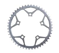 CGN T.A. Specialites 110pcd Nerius Campagnolo Offset 10 Speed Chianring, Silver, Outer 52T