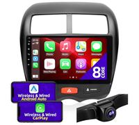 CGOGC Mitsubishi Outlander Sport 2011-2017, Radio Upgrade, Compatible with Wireless Touch Screen, Carplay, Android, Car, Android, Stereo, Bluetooth, WLAN, FM/AM GPS Navigation