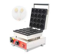 CGOLDENWALL 16pcs Mini Waffle Maker Round Waffle Stove Waffle Making Machine Non-stick Waffle Iron Baker NP-690 (220V)