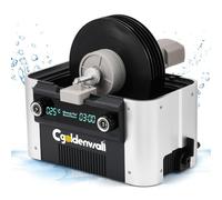 CGOLDENWALL 6L Vinyl Record Ultrasonic Cleaner Max. 10 Discs 49khz LCD Display 3-15 Min Timer 25/30°C Heating Function Auto Rotary for 10/12" Record 18Min Automatic Drying Water Filtration Temp. Alarm