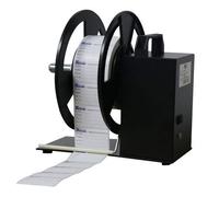 CGOLDENWALL Automatic Label Rewinder Stepless Speed Adjustable Label Rewinding Machine for Water Mark/Bar Code Stickers/Clothing Tag Printer