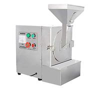 CGOLDENWALL Commercial Stainless Steel Oily Material Grinder Mill Industrial Sesame Peanut Walnut Almond Mill Pulverizer Soybean Grain Food Grinding Machine 10-40kg/h 2800r/min (Voltage:220V)