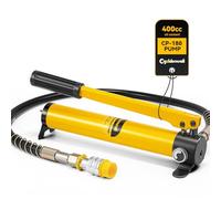 CGOLDENWALL CP-180 Manual Hydraulic Pump with 0.8m Hose- High Pressure: 60kg/㎝²- Oil Content: 400cc- Suitable for Using with Varieties of Hydraulic Tools