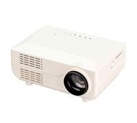 CGOLDENWALL Mini Projector 1080P Smart Portable Movie Beamer Projector with WiFi Supporting Power Bank Charging for Home Entertainment Education Commercial Use (White)