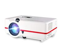 CGOLDENWALL Mini Projector LED Smart Portable 2000 Lumen Projector Movie Beamer with Android 6.0 WiFi Keystone Correction For Full HD 1920x1080P Video Home Cinema (White)