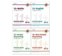 CGP 11+ GL Practice Book & Assessment Tests Bundle - Ages 10-11 (Maths, English, Verbal Reasoning, Non-Verbal Reasoning)