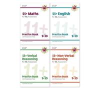 CGP 11+ GL Practice Book & Assessment Tests Bundle - Ages 9-10 (Maths, English, Verbal Reasoning, Non-Verbal Reasoning)