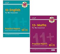 CGP Books English, Maths Practice Papers Ages (10-11) 2 Books Collection Set