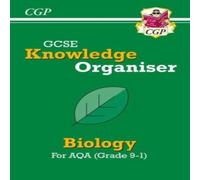 CGP Books GCSE Biology AQA Knowledge Organiser Paperback Book CGP Books Multicolor