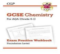 CGP Books GCSE Chemistry AQA Exam Practice Workbook - Foundation Paperback CGP Books Multicolor
