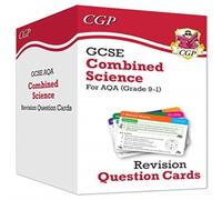 CGP Books GCSE Combined Science AQA Revision Question Cards: All-in-one Biology, Chemistry & Physics Book CGP Books Multicolor