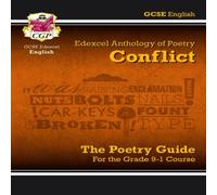 CGP Books GCSE English Edexcel Poetry Guide - Conflict Anthology includes Online Edition, Audio & Quizzes Multiple-component retail product, part(s) CGP Books Multicolor