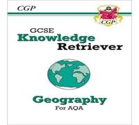 CGP Books GCSE Geography AQA Knowledge Retriever Paperback Book CGP Books Multicolor