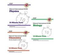 Cgp edexcel international gcse grade 9-1 physics, biology, chemistry 3 books collection set - 10-minute test