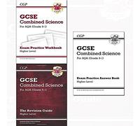 cgp gcse combined science 9-1 revision 3 books collection set