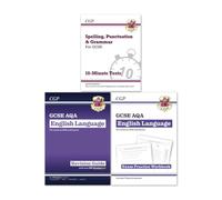 CGP GCSE English Language AQA Revision Bundle - Revision Guide, Workbook & 10-Minute Tests
