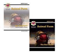 Cgp grade 9-1 gcse english text guide 2 books collection set - animal farm workbook