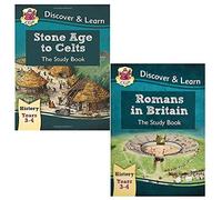 Cgp ks2 history collection 2 books set (Stone Age to Celts Study Book, Romans in Britain Study Book)