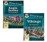 Cgp ks2 history collection (Year 5-6) 2 books set (anglo saxons study book,vikings study)