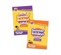 CGP Summer Holidays Activity Workbook Bundle - for kids between Year 3 and Year 4 (Book 1 and 2)