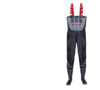 CGRSDSD Waders For Men Wader Half-Body Waterproof Clothes Rain Pant Belt Rain Boots Leather Fork Pants Catch Fish Full Body One-Piece(Black,42)