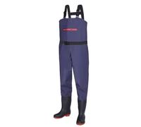 CGRSDSD Waders For Men Wader Half-Body Waterproof Clothes Rain Pant Belt Rain Boots Leather Fork Pants Catch Fish Full Body One-Piece(Blue,41)