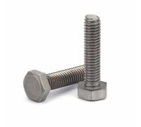 Cgshop-Socket Cap Screws M2.5 M3 M4 M5 M6 M8 M10 TA2 External Outside Hex Hexagon Head Screw Bolt Length 10-50mm, 1/5Pcs, Fasten to prevent loosening(40mm,2pcs M6)