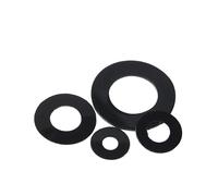 Cgshop-Washers 0.3/0.5/0.8mm Black/White Plastic Nylon Ultrathin Washer M2 M2.5 M3 M4 M5 M6 M8 M10, 100pcs, Durable easy to install(Nero,M6x12x0.8)