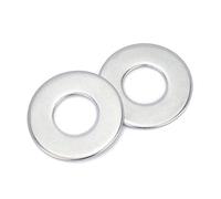 Cgshop-Washers M2.5 M3 M3.5 M4 M5 M6 M8 M10 M12 M14 M16 304 Stainless Steel Oversize Big Wider Flat Washer, 2/50pcs, Durable easy to install(50pcs M2.5)