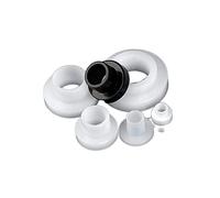 Cgshop-Washers M3 M4 M5 M6 M8 M10 M12 M14 M16 Screw Nylon Transistor The Step T-Type Plastic Insulation Spacer, Durable easy to install(Bianco,TW-1014 (10pcs))