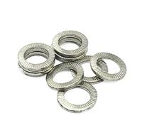 Cgshop-Washers Stainless Steel A4 Lock Washer Two-fold Locking Washers， Durable easy to install(NL5ss (10pcs))