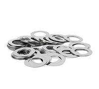 Cgshop-Washers Thickness 0.1 0.2mm M2~M40 Stainless Steel Ultra Thin Adjusting Washer,10pcs, Durable easy to install(Thick 0.1mm,M15x21)