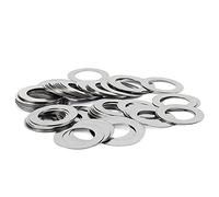 Cgshop-Washers Thickness 0.1 0.5mm M2~M40 Stainless Steel High Precision Ultra-thin Adjusting Gasket, 10pcs, Durable easy to install(Thick 0.5mm,M40x50)