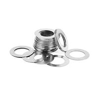 Cgshop-Washers Thickness 0.5mm Stainless Steel Ultra Thin Gasket M3 M4 M5 M6 M8 M10 M12 M14 M16 M17,100Pcs Durable easy to install(M6X10XX0.5)