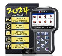 CGSULIT All System OBD2 Scanner, SC860 Code Reader with 8 Services, ABS Bleeding/EPB/Oil/SAS/TPS Reset, Battery Registration, Injector Coding, Car Scanner Diagnostic for All Cars, Free Update