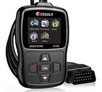 CGSULIT SC204 Enhanced OBD2 Scanner Diagnostic Tool, Check Engine Code Reader With Reset, Smog Check, Clear Code, Live Data & More, Car Code Readers & Scan Tools for All OBDII/EOBD Vehicles After 1996