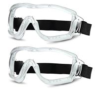 CGTQROVR 2Pcs Kids Safety Glasses Double-Sided Fully Enclosed Protective Kids Safety Goggles with Adjustable Strap for Children Teens Game Battle