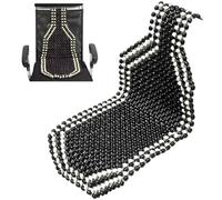 CGTQROVR Beaded Car Seat Cover 51x15 inch, Wooden Car Seat Cover Cooling & Massaging Universal Automobile Accessories