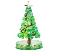 CGTQROVR Crystal Growing Kit, Mini Growing Chritsmas Tree Funny Educational DIY Crystal Paper Christmas Trees Toys Desk Decor for Kids on Birthday, Winter Style 1