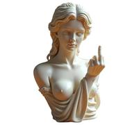 CGTQROVR Middle Finger Statue, 5 Inch Bold Art Resin Venus Statue Gr oddess Gesture Sculpture for Modern Rebels, Funny Unique Decorative Ornaments