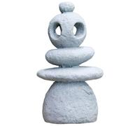 CGTQROVR Pagoda Garden Statue, 3x2.1x5.2 Lifelike Mini Pagoda Lantern, Japanese Garden Decor ideal for Fairy Meditation Zen Gardens Potted Plant
