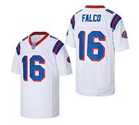 CGUBJI Mens Shane Falco #16 The Replacements Movie Football Jersey Stitched White Size M