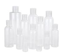 CGUOHU 10pcs 20ml 30ml 50ml Plastic Lotion Shampoo Bottles Transparent Squeeze Bottle Traveling Travel For Travel(20ml)