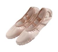 CGUOHU Ballet Slippers Satin Children Ballet Shoes Hand Made Woman Adult Soft Bottom Dance Girls(Pink,28)