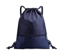 CGUOHU Basketball Bag Basketball Bag Outdoor Sports Drawstring Pocket Race Helmet Storage Waterproof Oxford Fitness Backpack Folding Unisex Gym(Dark Blue,50x42cm)