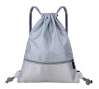 CGUOHU Basketball Bag Basketball Bag Outdoor Sports Drawstring Pocket Race Helmet Storage Waterproof Oxford Fitness Backpack Folding Unisex Gym(Grey,50x42cm)