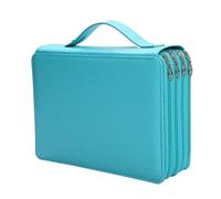 CGUOHU Marker Organiser 1PSC 200/252 Hole Color Pencil Case Marker Holder Large Capacity Shockproof Artistic Office School Supplies Student Stationery Bag for Home Classroom(Light Blue,Medium)