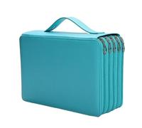 CGUOHU Marker Organiser 1PSC 200/252 Hole Color Pencil Case Marker Holder Large Capacity Shockproof Artistic Office School Supplies Student Stationery Bag for Home Classroom(Light Blue,Large)