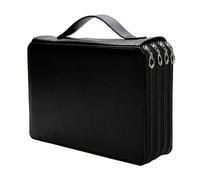 CGUOHU Marker Organiser 1PSC 200/252 Hole Color Pencil Case Marker Holder Large Capacity Shockproof Artistic Office School Supplies Student Stationery Bag for Home Classroom(Black,Medium)